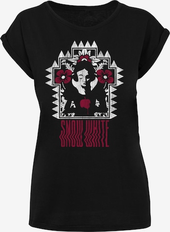 T-shirt 'Disney Boys Snow White Warped' F4NT4STIC en noir : devant