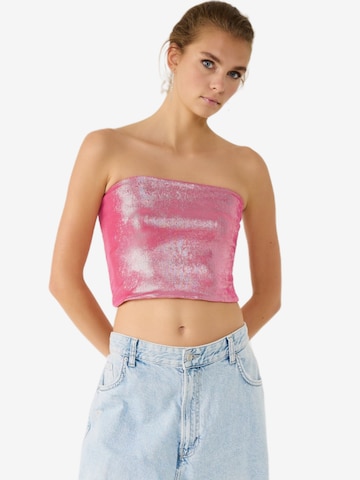 No Matter What Top in Roze: voorkant