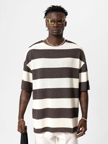 VAMOS CLO Shirt 'Fort Lauderdale' in Bruin: voorkant