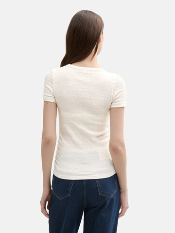 TOM TAILOR DENIM Shirt in White