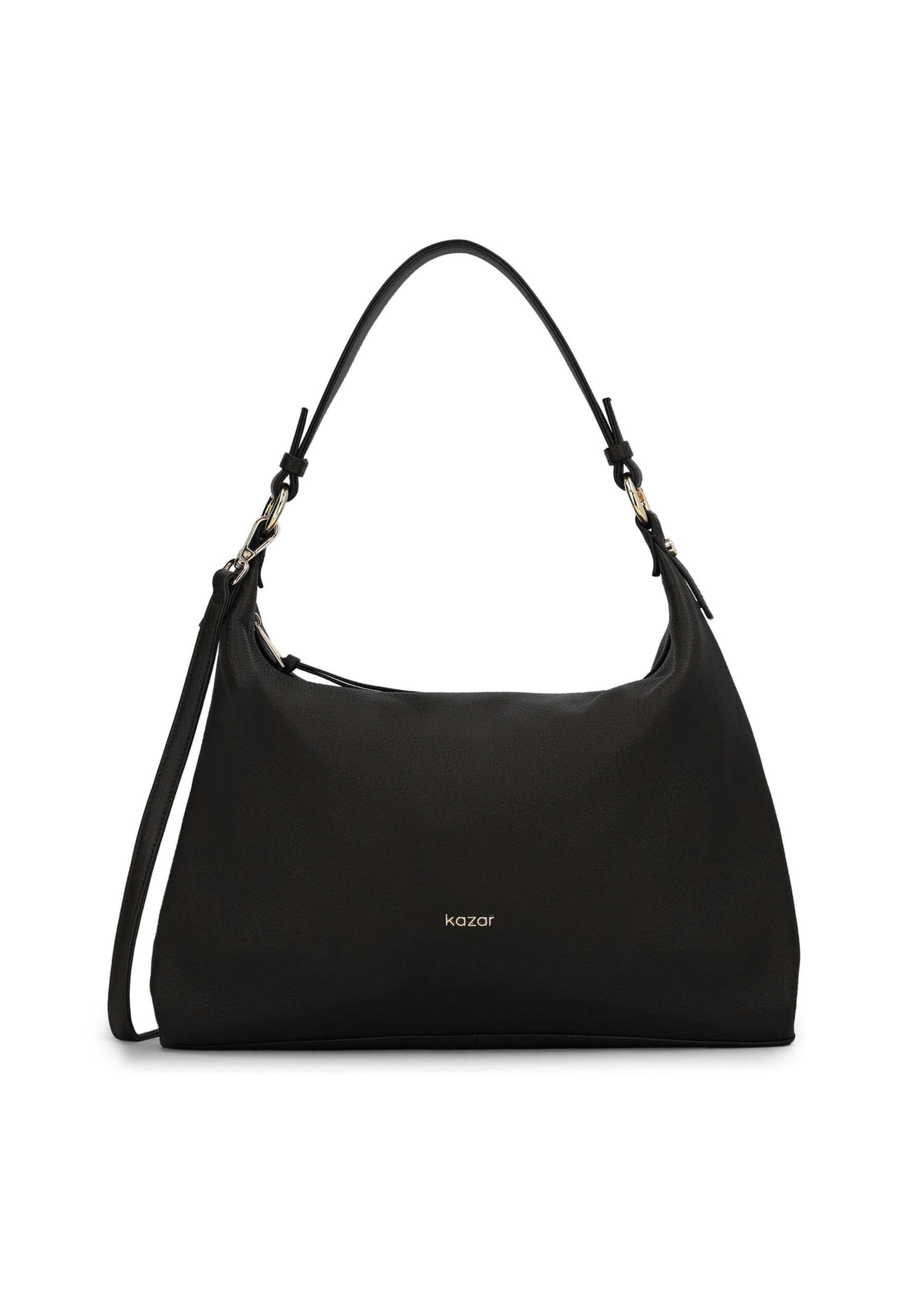 melns Kazar Pleca soma: no priekšpuses