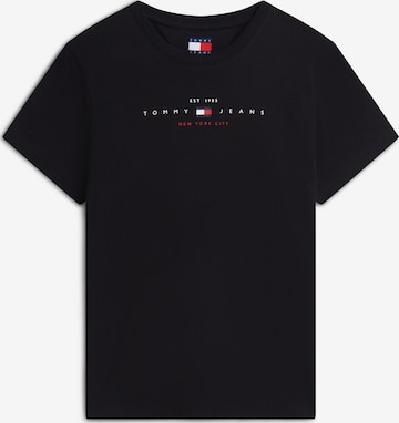 Tricou 'LINEAR' de la Tommy Jeans pe negru: față