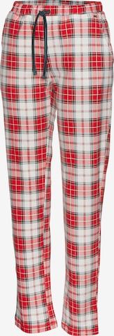 LASCANA - Pantalón de pijama en rojo
