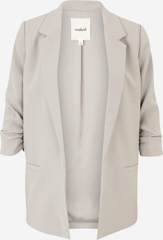 SOAKED IN LUXURY Blazer 'Shirley' in Grey: front