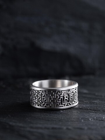 REYTEL Ring 'LABYRINTH' in Zilver