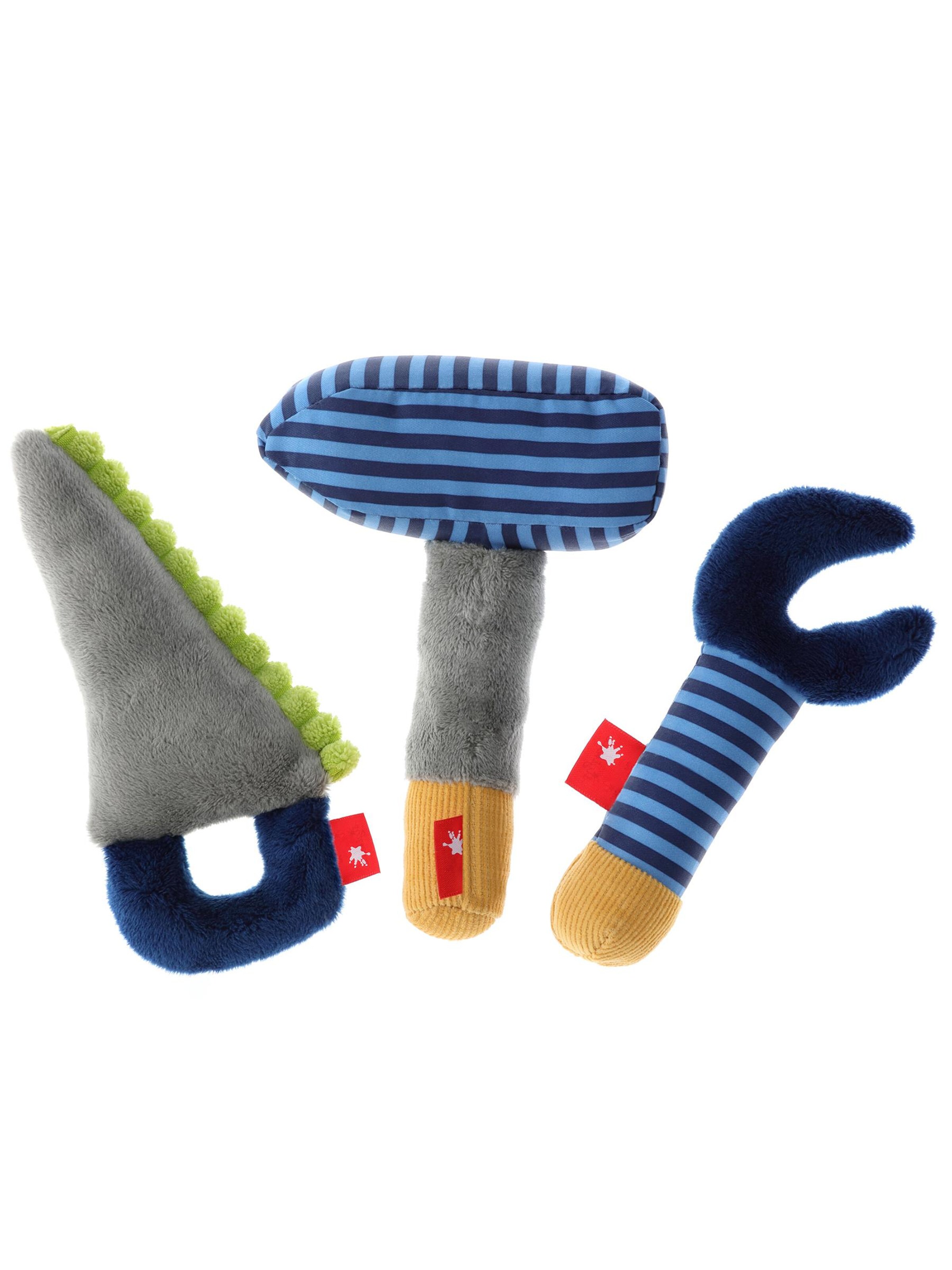 SIGIKID Kuscheltiere 'Aktiv-Greifling Werkzeug-Set 7 senses'‌‌‌ in Mischfarben