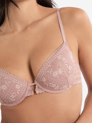 T-shirt Reggiseno 'Aura' di ETAM in rosa