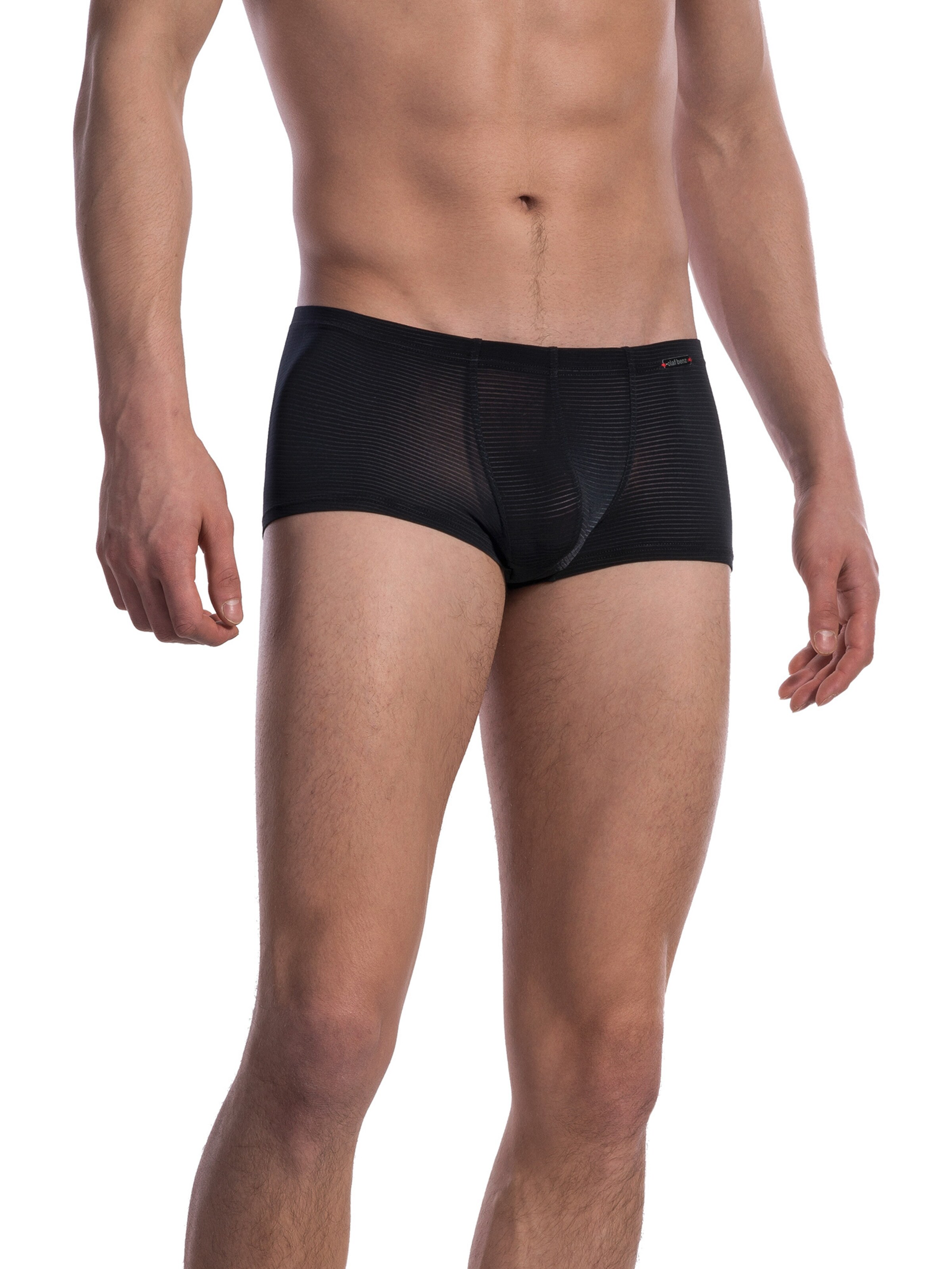 Olaf Benz - Calzoncillo boxer ' RED1201 Minipants ' en negro: frente