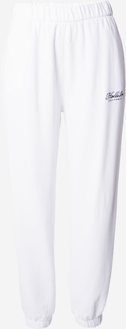 HOLLISTER - Tapered Calças em branco: frente