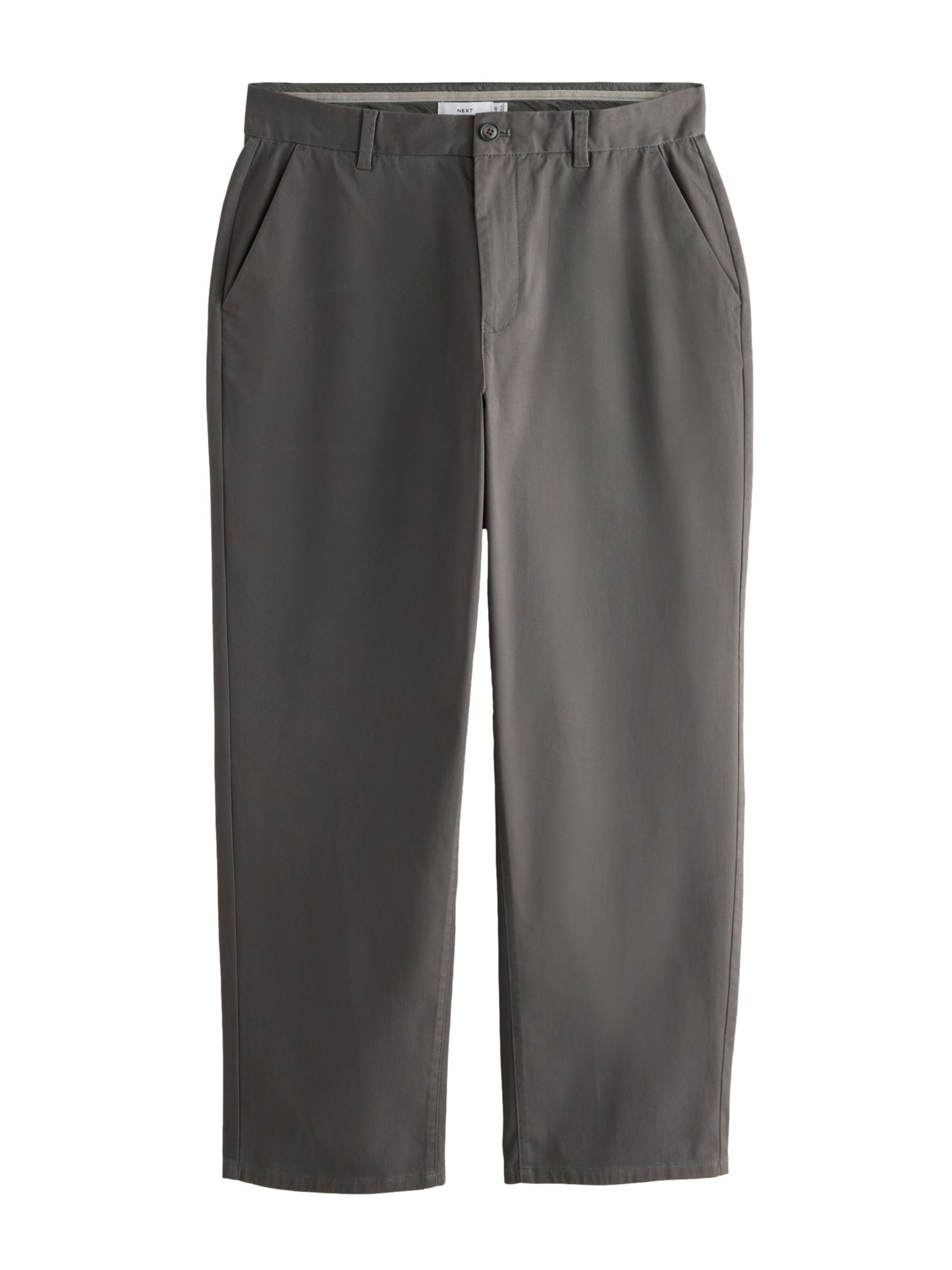 Next Chino trousers in Grey: front