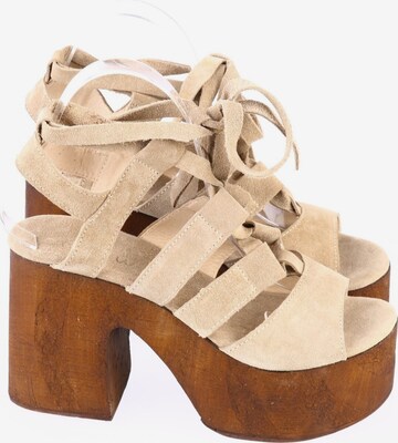 Get it Sandaletten 39 in Beige