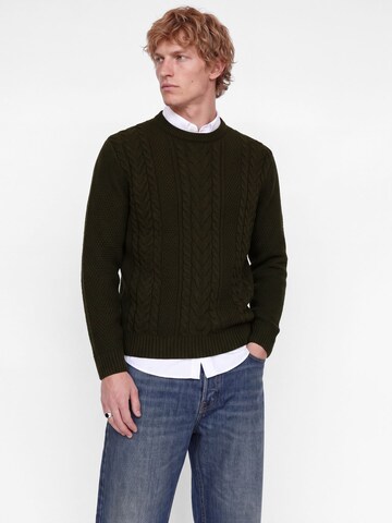 JACK & JONES Свитер 'JJJames' в Коричневый