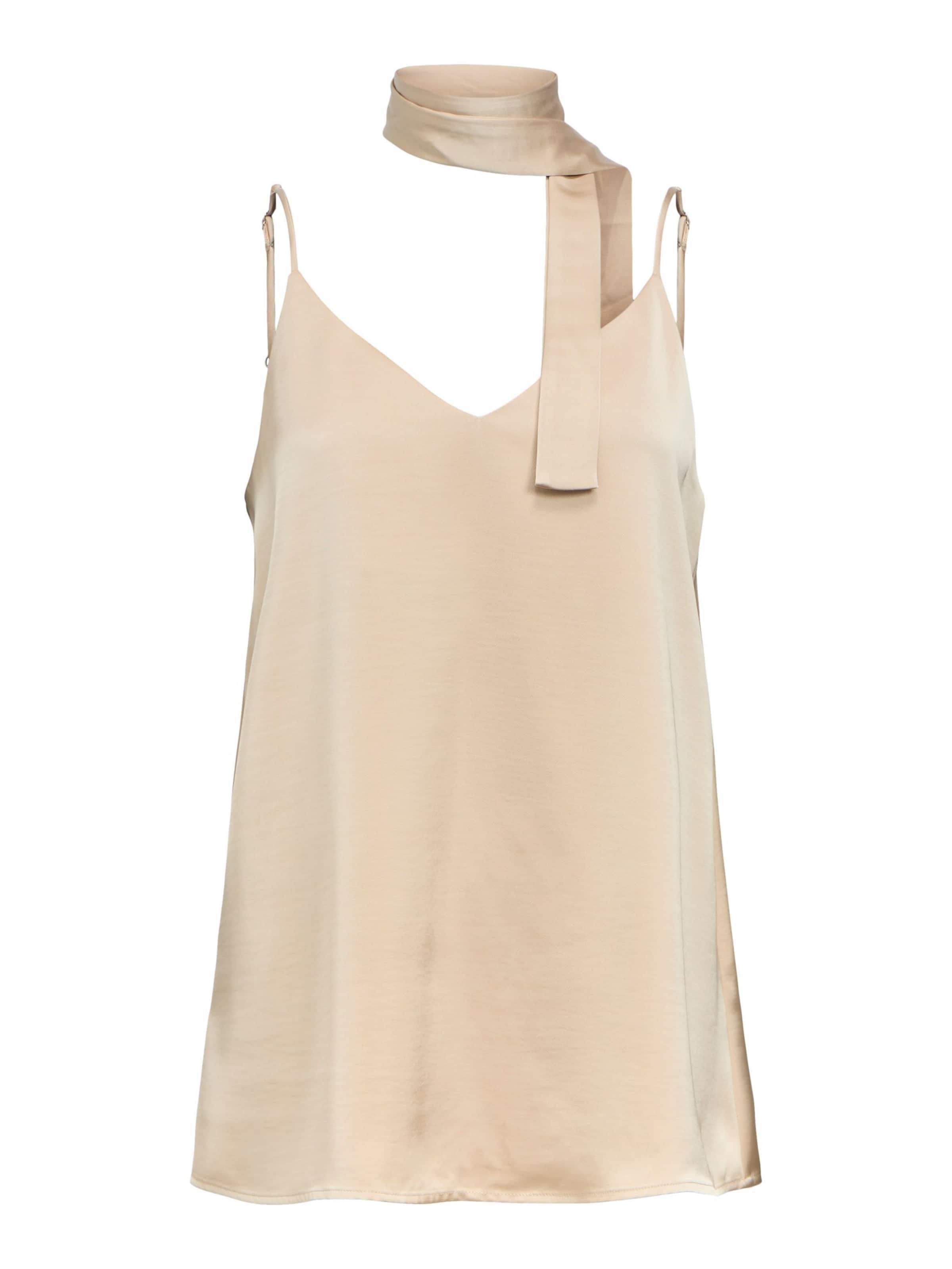 OBJECT Top in Beige: voorkant
