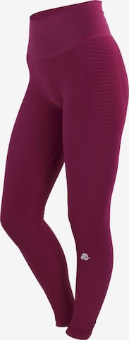 Guggen Mountain Leggings 'Damenleggings Seamless LL77 Leggings' in Lila: voorkant