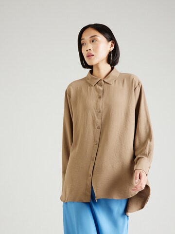 JDY Blouse 'KENTA' in Bruin: voorkant