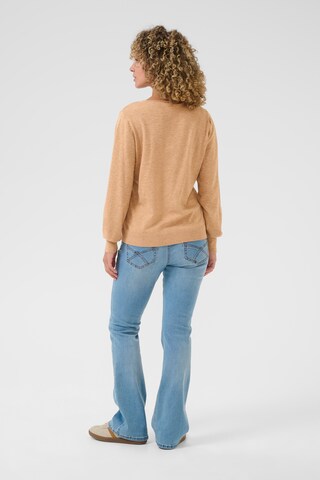 Cream - Jersey 'Dela' en beige