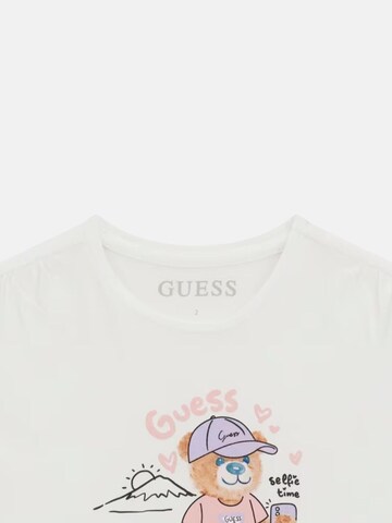 GUESS KIDS Koszulka 'BATWING SS T-SHIRT' w kolorze biały