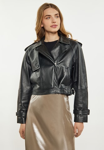 DreiMaster Vintage Between-season jacket in Black: front