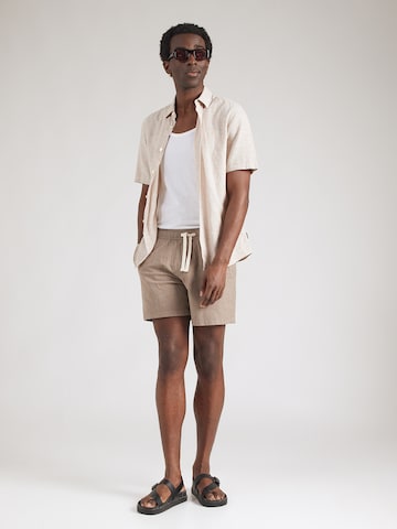 HOLLISTER Normalny krój Spodnie w kolorze brązowy