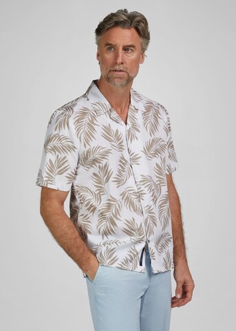 HECHTER PARIS Regular Fit Kurzarmhemd in Beige: Vorderseite