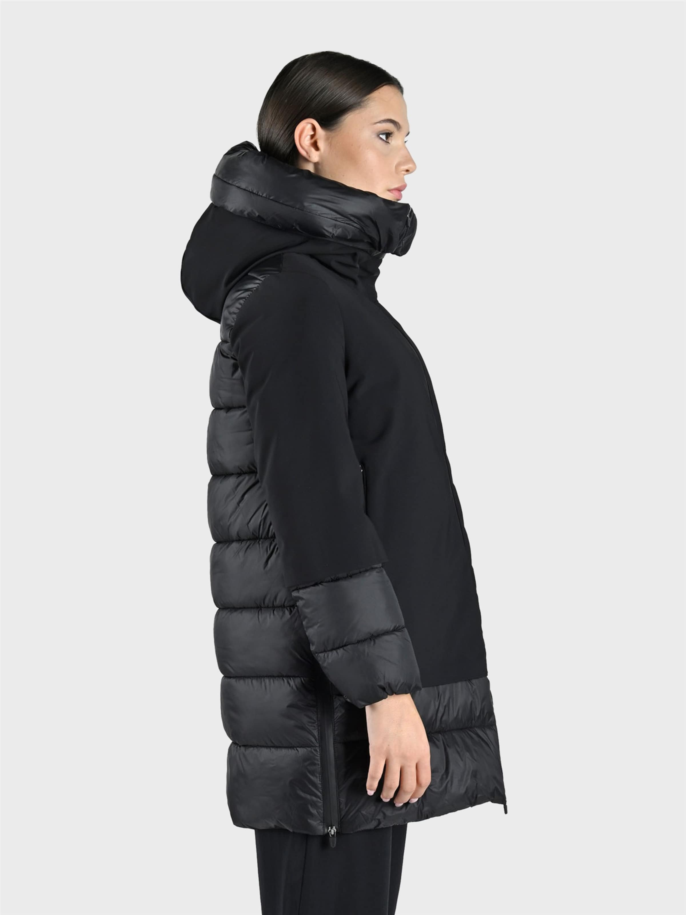 Canadian Classics Zimní parka ' BECANCOUR LONG ' – černá: přední strana