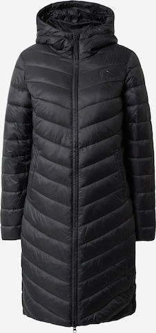 4F Outdoor Coat in Black: front