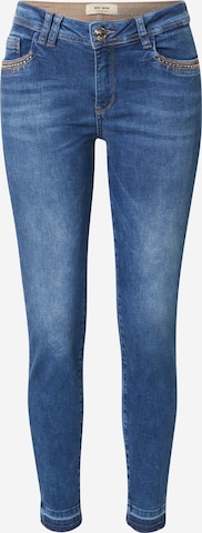 MOS MOSH Slimfit Jeans i blå: framsida