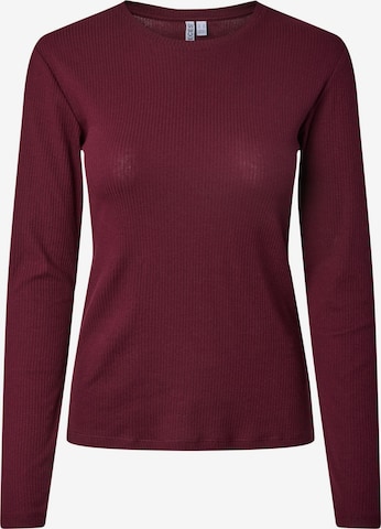 PIECES Shirt 'PCRuka' in Red: front