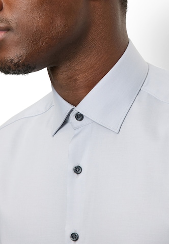 OLYMP Regular fit Button Up Shirt in Silver