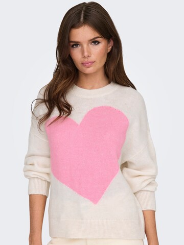 Pull-over JDY en blanc