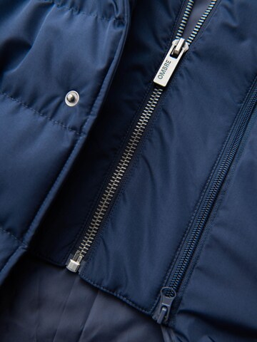 Ombre Winterjacke in Blau