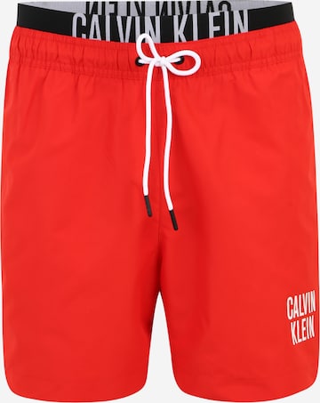 Calvin Klein SwimwearKupaće hlače - crvena boja: prednji dio