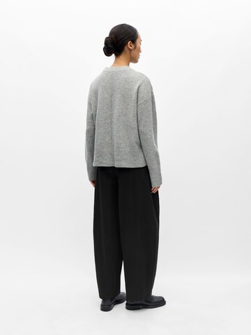 OBJECT Sweter 'OBJJuno' w kolorze szary