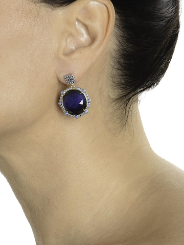 Orecchini 'Orecchini Notte Blue occhio di gatto con zirconi' di Addicted2 in blu
