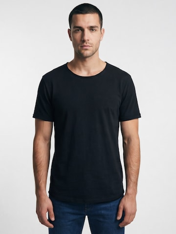 Antargo Shirt 'Basic Open Edge' in Black: front