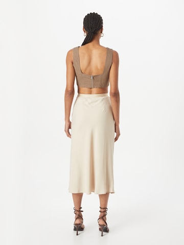 Calvin Klein Regular Skirt in Beige