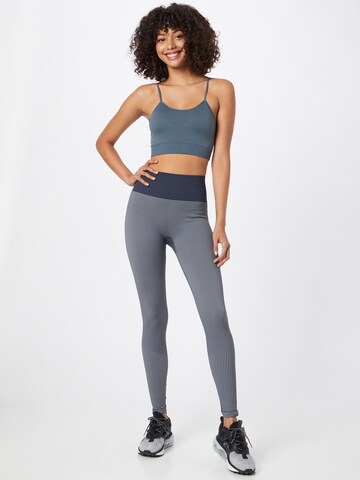 Casall Slim fit Workout Pants in Blue