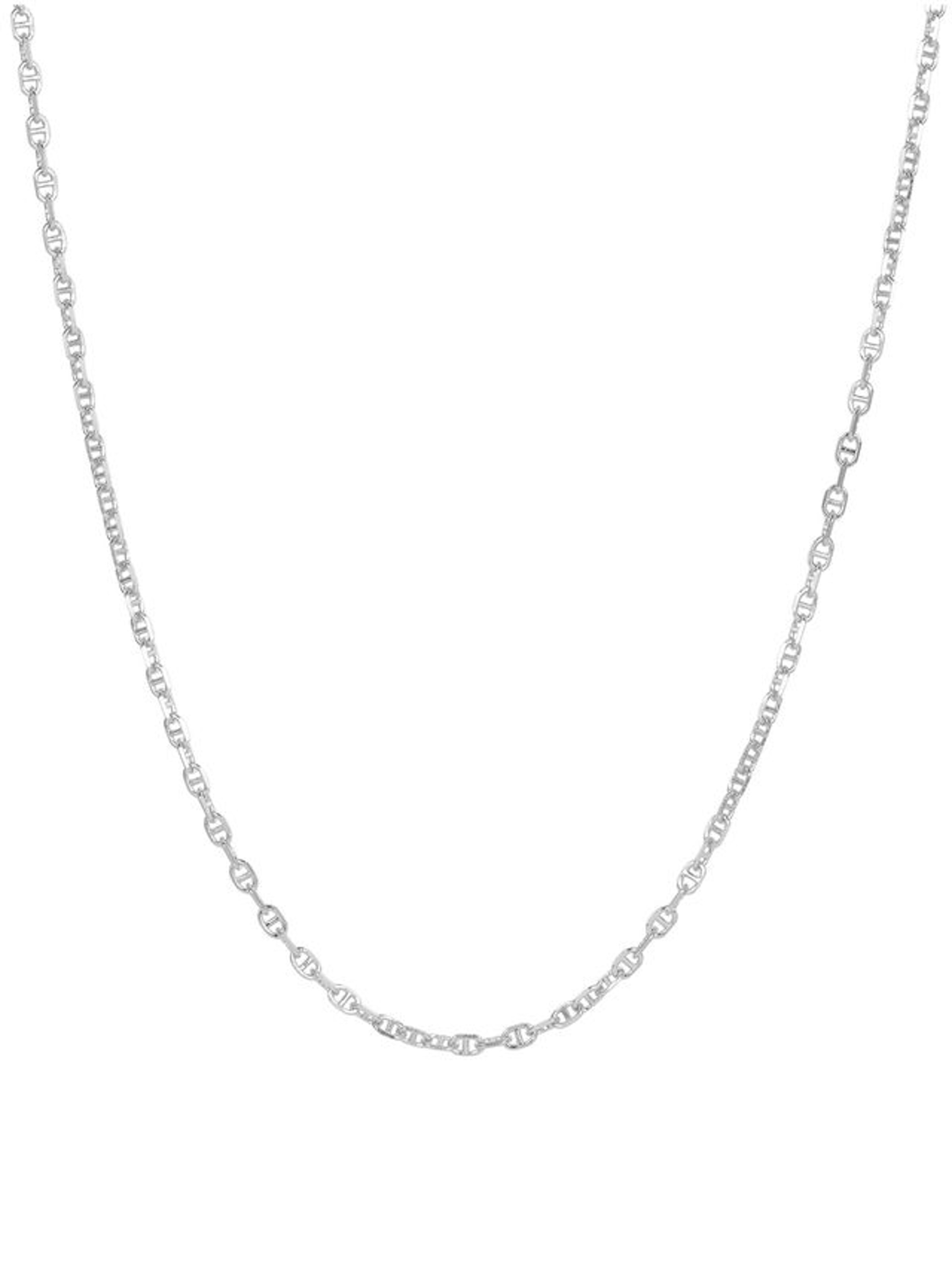 Hey Happiness Kette 'Mariner'‌‌‌‌‌ in Silber: Vorderseite