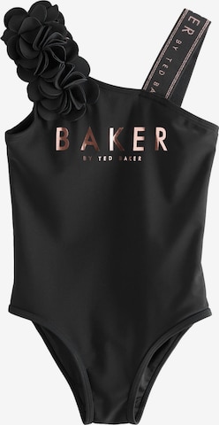 Baker by Ted Baker Badeanzug in Schwarz: Vorderseite