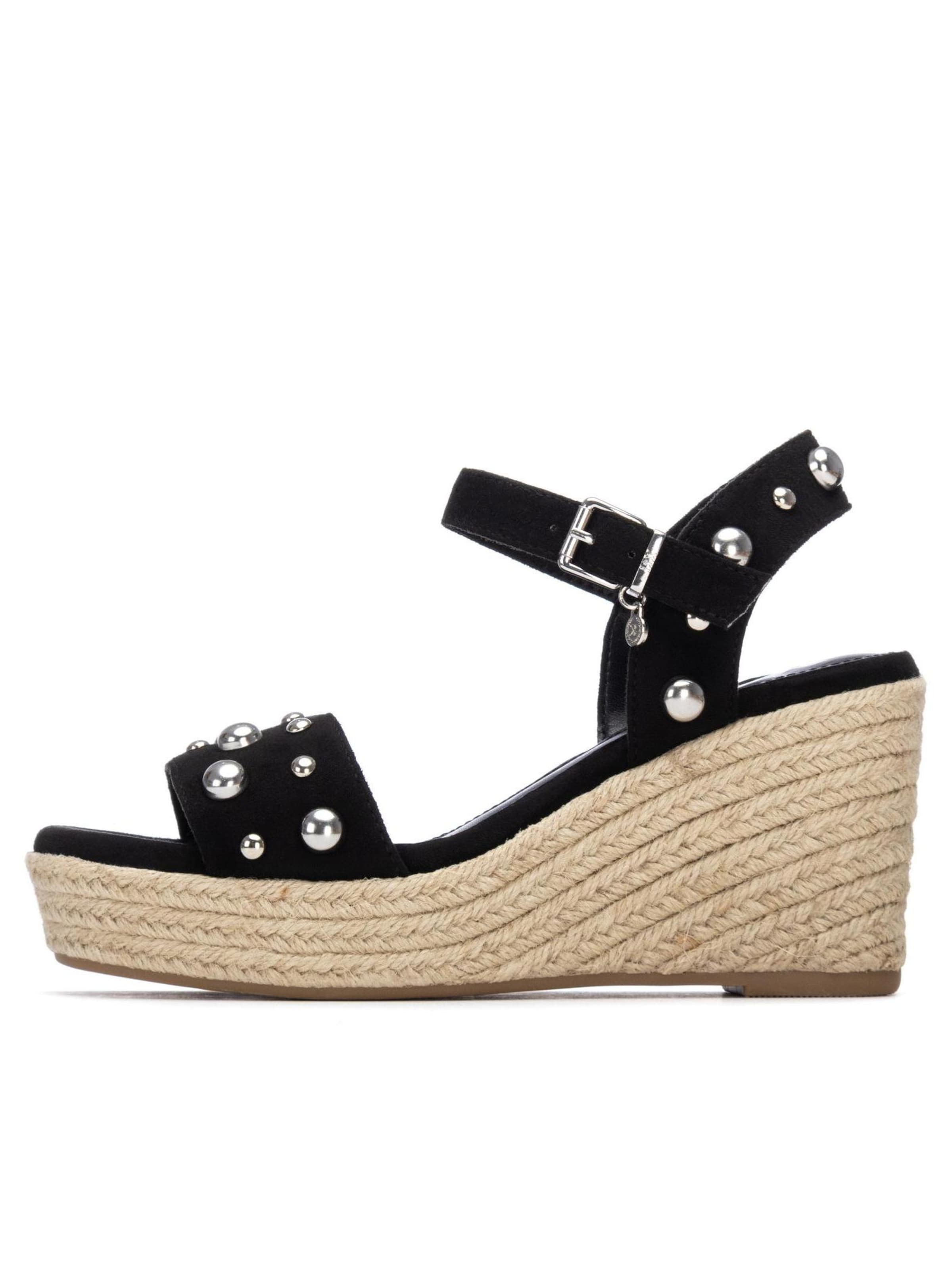 Xti - Sandalias en negro: frente