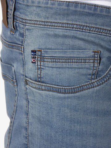 Jan Vanderstorm Loosefit Broek ' Brolle ' in Blauw