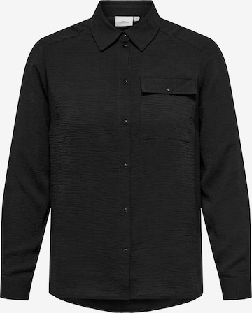 Camicia da donna di ONLY Carmakoma in nero: frontale