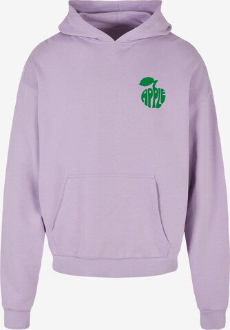 Merchcode Sweatshirt 'Beatles -  Apple Words' in Purple: front