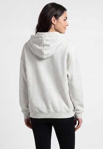 MYMO - Sudadera con cremallera en blanco