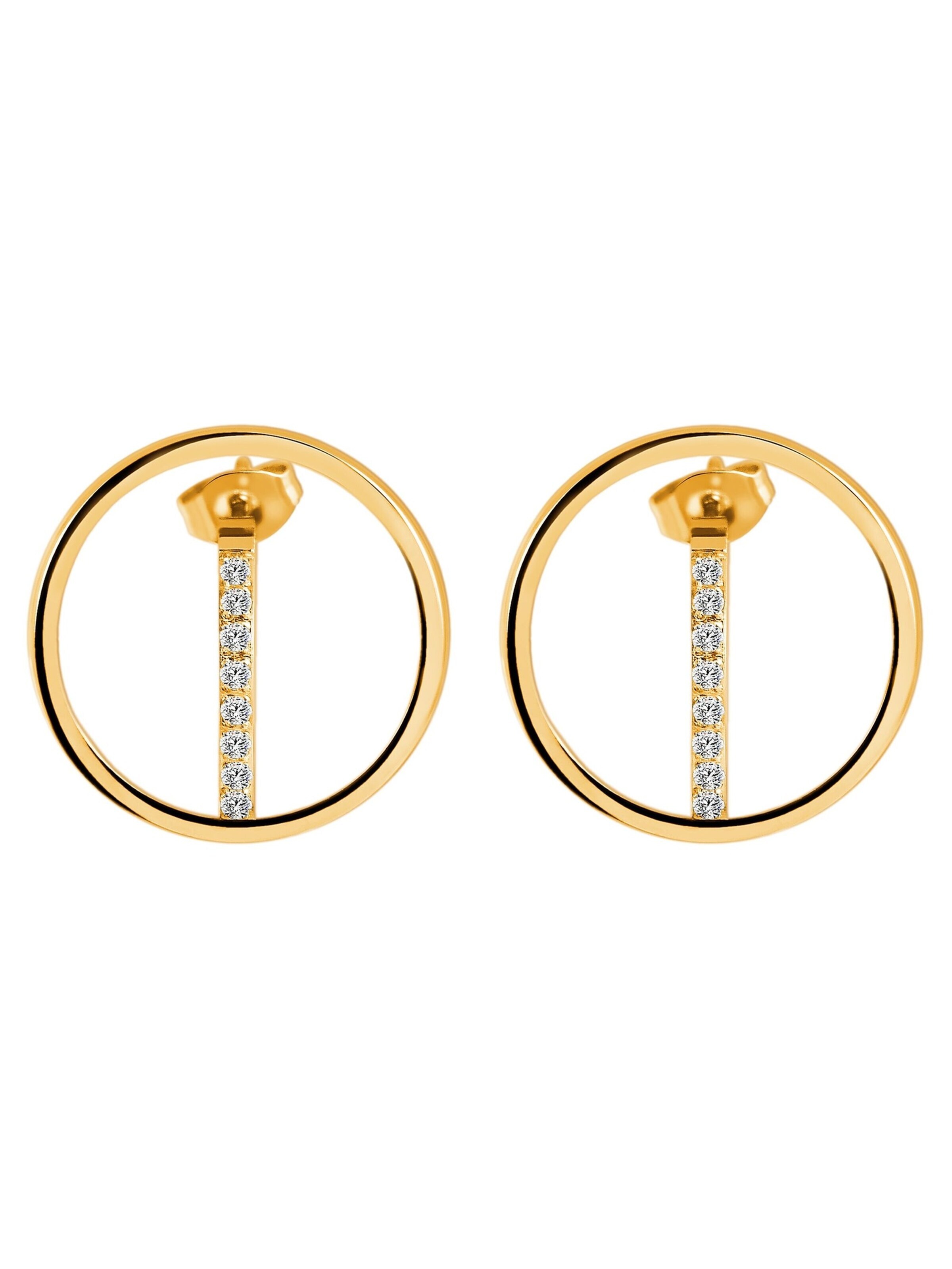 Akzent Earrings 'Melinda, langlebig' in Gold: front