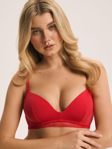 Classico Reggiseno 'Love' di ESOTIQ in rosso
