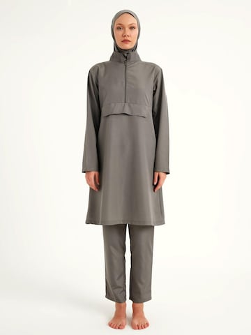 Andalus by Marina High neck Badpakjurk 'Andalus by Marina A2503-4' in Grijs: voorkant