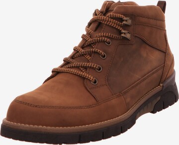 WALDLÄUFER Lace-Up Boots in Brown: front