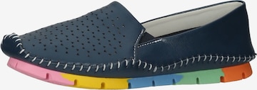 COSMOS COMFORT Classic Flats in Blue: front