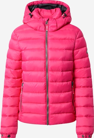 Superdry Winterjas 'Fuji' in Roze: voorkant